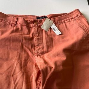 NWT J Crew Relaxed Distressed Cotton Chinos, Size 14